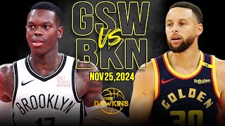 Golden State Warriors vs Brooklyn Nets Full Game Highlights  Nov 25 2024  FreeDawkins [upl. by Nyrroc816]