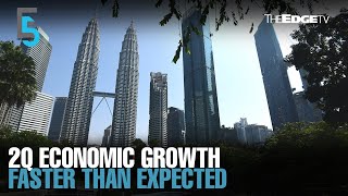 EVENING 5 Malaysia’s 2Q economic growth accelerates faster than expected advance estimates show [upl. by Ennairej]