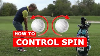 HOW TO CONTROL the SPIN of the GOLF BALL  create backspin or topspin [upl. by Jung]