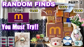 17 Meesho Random Finds You Must Have 😍 Part2  Meesho haul [upl. by Ernestine]