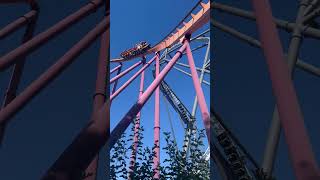 Duel  Maxx Force and Raging Bull Six Flags Great America  Gurnee Illinois [upl. by Blandina]