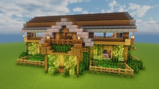 Minecraft Tutorial 🍃 Cozy Survival Farm House for Two Players 🏡 [upl. by Rossen]