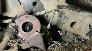 Range rover 36 tdv8 turbocharger removal without lifting body of the chassis part 2 [upl. by Debor442]