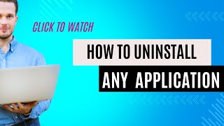 How To Uninstalling Applications on Windows uninstallapp windows10 windows11 knowledge tricks [upl. by Xuerd780]