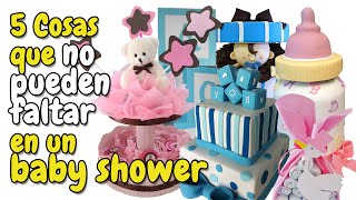 5 Cosas que no pueden faltar en tu Baby Shower HD [upl. by Cilegna]