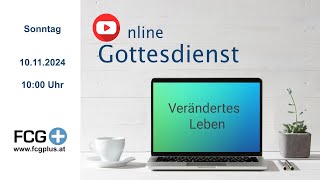 Onlinegottesdient Verändertes Leben Pastor Martin Griesfelder [upl. by Lamson658]