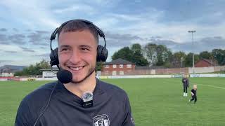 Ethan Hartshorn post Congleton Town 1 v Hyde United 0 FA Trophy [upl. by Hefter]