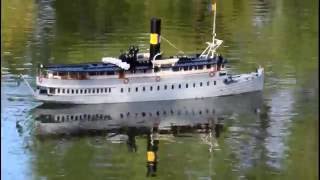 Steamship quotStorskärquot from Vaxholm 3 [upl. by Lacram]