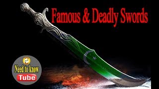 Famous amp Deadly Swords  Top 5 Incredible Swords amp Their History [upl. by Deegan]