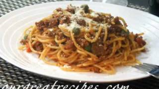 Spaghetti with Bolognese Sauce [upl. by Anierdna]