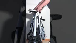 How to Fold Uppababy Vista thestrollerworkshop uppababy baby stroller [upl. by Nekcarb505]