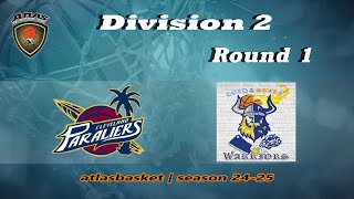 Atlasbasket  Div 2Round 1  CLEVELAND PARALIERS vs COLDnSTEAK WARRIORS 5133 [upl. by Ymas]