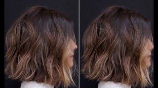 How To Cut a LOB Haircut With A Razor [upl. by Arndt948]