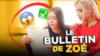 ON A REÇU LE BULLETIN DE NOTES DE ZOÉ  😱 JE NE MATTENDAIS PAS À ÇA [upl. by Koenraad]