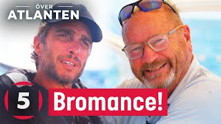 En bromance växer mellan Anders Öfvergård och Gurra när seglet rivs sönder  Över Atlanten  Kanal 5 [upl. by Treacy]