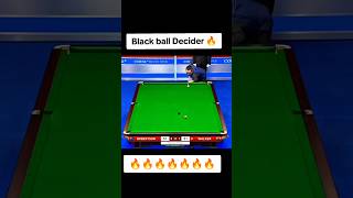 Black ball decider 🔥💯 trendingshorts snooke snookerplayer shots pool snooker 8ballpool [upl. by Iaria727]