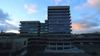 Hannover Postbank buidling time lapse 4k 020415 [upl. by Betty]