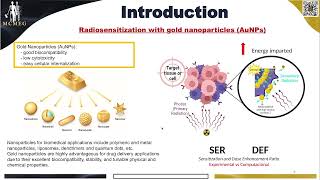 In Silico and in vitro approaches A way to understanding Radiation therapy in nanoscale [upl. by Nodyarb826]