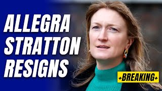 Allegra Stratton Resigns [upl. by Ayoral]