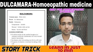 DULCAMARAHomoeopathic medicineDulcamara usessimple way to learn Homoeopathic Medicines [upl. by Ailis]