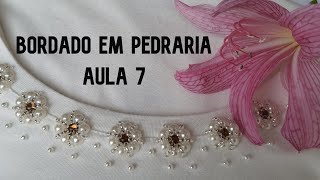 Bordando blusinha BÁSICA com pedraria Aula 7  Lilian Moretto [upl. by Sallyanne607]