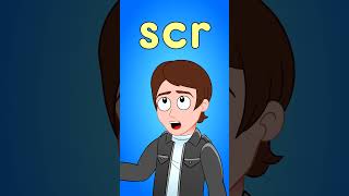 SCR Consonant Blend Song  Learn to Read shorts [upl. by Abrahan235]