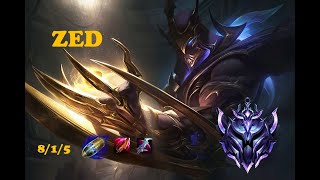 Smurfing On Diamond Players ZED vs EKKO [upl. by Alard]