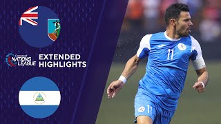 Montserrat vs Nicaragua Extended Highlights  CONCACAF Nations League  CBS Sports Golazo [upl. by Naujad]