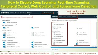 How to Turn Off Deep Learning Web Control and Ransomware Detection in Your Security Settings [upl. by Nyliram]