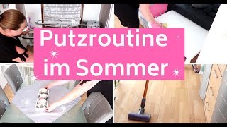 PUTZROUTINE IM SOMMER NEUE HAUSHALTSHELFER  Haushaltsfavoriten Putzmotivation Fräulein Jasmin [upl. by Olette227]