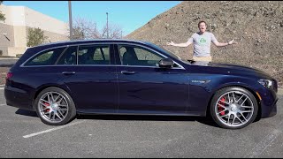 The 2021 MercedesAMG E63 Wagon Is the Dream Family Car [upl. by Richlad]