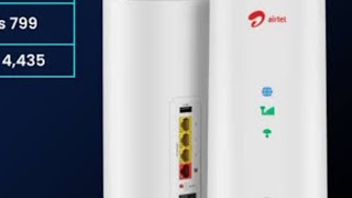 Airtel Xstream Airfiber New Device only IDU Indoor Unit  IDCPE Outdoor unit is no more [upl. by Aicrop]