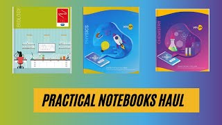 youva practical notebooks haul  books for science practicals notebooks haul [upl. by Crosse]