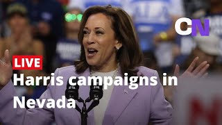 Live Harris holds a campaign event in Reno Nevada [upl. by Isnyl243]