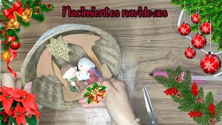 2 INCREÍBLES MINI PESEBRES NAVIDEÑOS  DIY CHRISTMAS decor  ARTESANATOS de NATAL  Navidad 2024 [upl. by Hyman309]