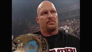 Stone Cold Steve Austin After Turning on The WWE And Joining The WCW ECW Alliance WWE Raw 7232001 [upl. by Raddi]