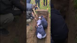 Muslim Funeral in Ireland How Muslim burying dead person [upl. by Ennahteb]