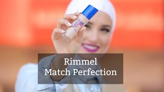 Rimmel Match Perfection foundation  كريم اساس ريميل ماتش بيرفكشن [upl. by Readus400]