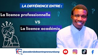 ESTCE QUE LA LICENCE PROFESSIONNELLE VAUT PLUS QUE LA LICENCE ACADÉMIE 🤔💡 [upl. by Izak]