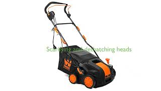 Review WEN DT1516 Electric DethatcherScarifier ESSENTIAL details [upl. by Garibald]