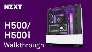 NZXT H500 amp H500i Walkthrough  All About Our New Compact ATX MidTower Case [upl. by Quint]