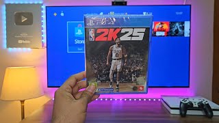 NBA 2K25 PS4 Slim Unboxing  Gameplay [upl. by Anelrac]