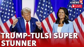 Trump And Tulsi Stuns Harris LIVE  Trump vs Harris 2024 LIVE  TrumpHarris News LIVE  N18G [upl. by Acima]