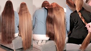 RealRapunzels  Oiling Two Real Life Rapunzels Hair [upl. by Roane]