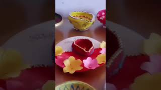 Beautiful diya decoration for Diwali 🎇🪔 [upl. by Partan188]