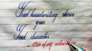 How to write in cursive handwriting calligraphy [upl. by Genie794]