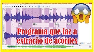 Pegar a Cifra da Música  Programa Sonic Visualiser [upl. by Nylrehc]