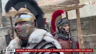 Natale 2023 a Matera con il suggestivo presepe vivente tra i sassi [upl. by Ahsin113]