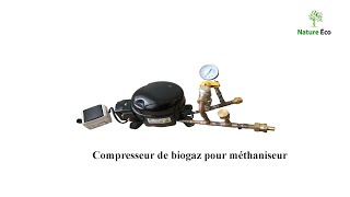 Compresseur de biogaz pour méthaniseur [upl. by Nnylirej]