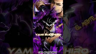 YAMI SUKEHIRO BLACK CLOVER MALAYALAMമലയാളംmalayalam shorts blackclover [upl. by Schafer]